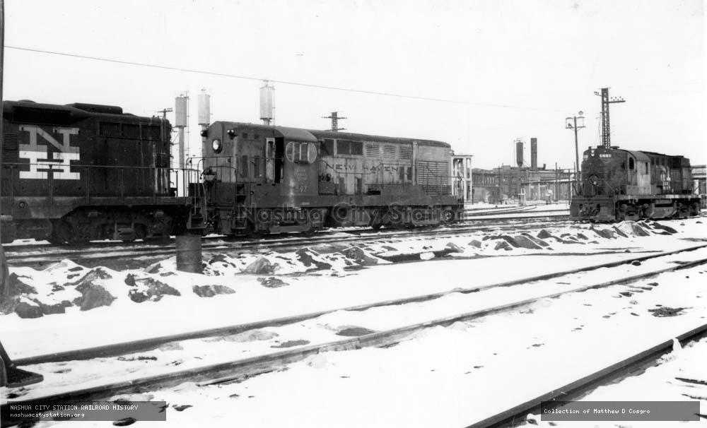 Postcard: New Haven Railroad #597 at Cedar Hill
